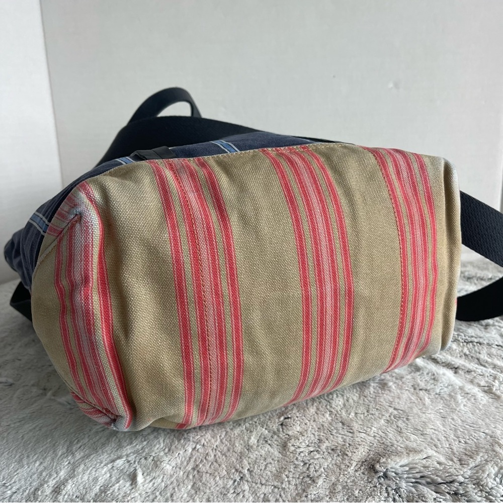 Paul Smith Navy and Tan Striped  Bag - Picture 9 of 15